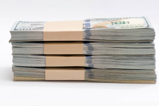 Money Stacks stock photo