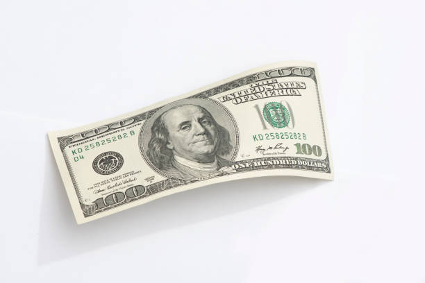istock One hundred dollars isolated on white background 1222069503