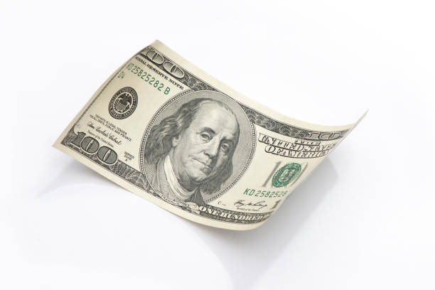 istock One hundred dollars isolated on white background 1222069611