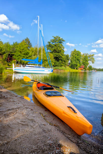 istock Vacations in Poland - active rest by the lake 1222075343