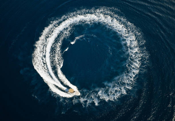istock Speed boat in mediterranean sea. 1222075434