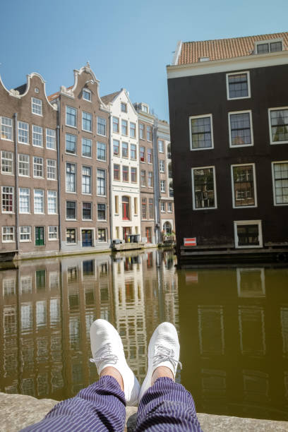 istock Amsterdam canals on a bright Spring day in April 2020 Netherlands 1222076593