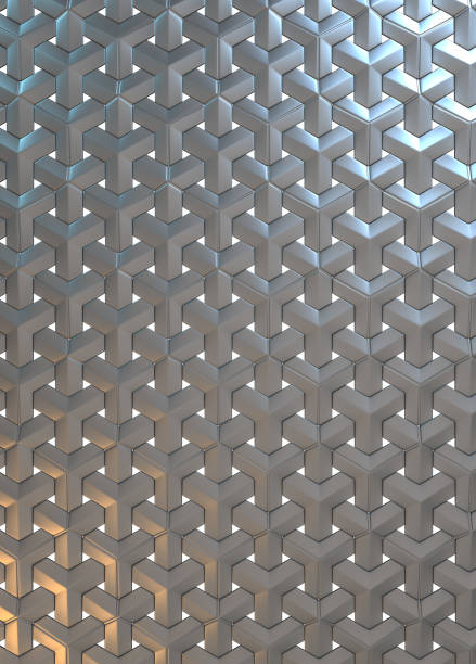 istock Cross Shape Abstract 3D Background or Facade of Modern Architecture Building 1222077759