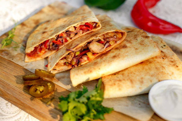 istock quesadilla with greens and jalapenos 1222082381