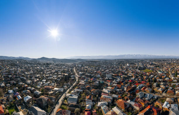 istock Kutaisi in spring aerial panorama 1222093704