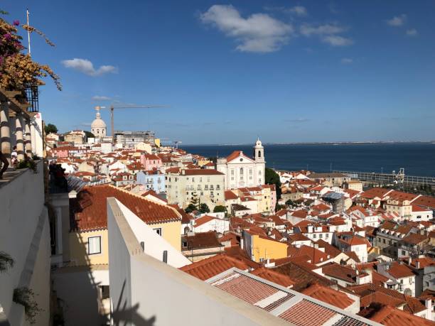 istock Amazing view of a old Lisabon district 1222095056