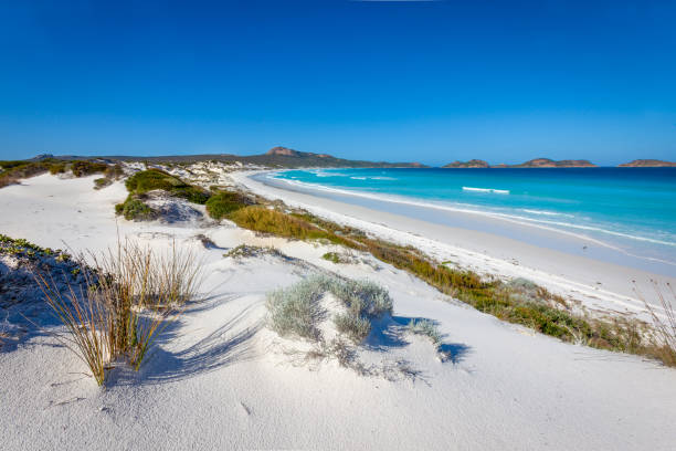 White Sand Beach, Esperance, Western Australia stock photo