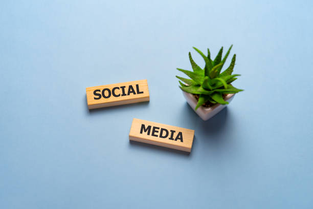 istock wooden blocks with letters making Social Media Influencer text. Concept image. 1222106240