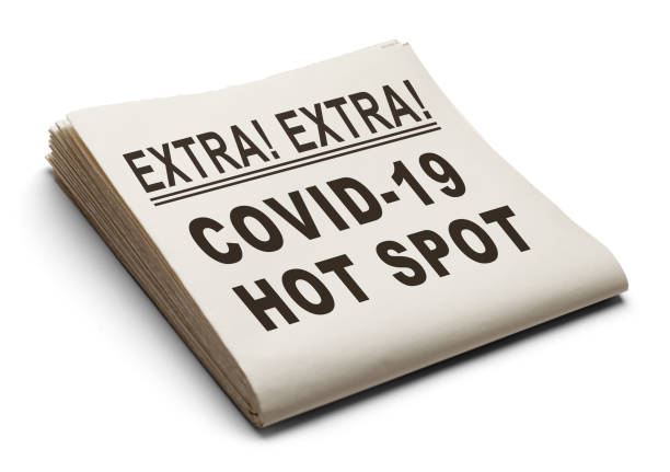 istock Covid-19 Hot Spot Newspaper 1222107146