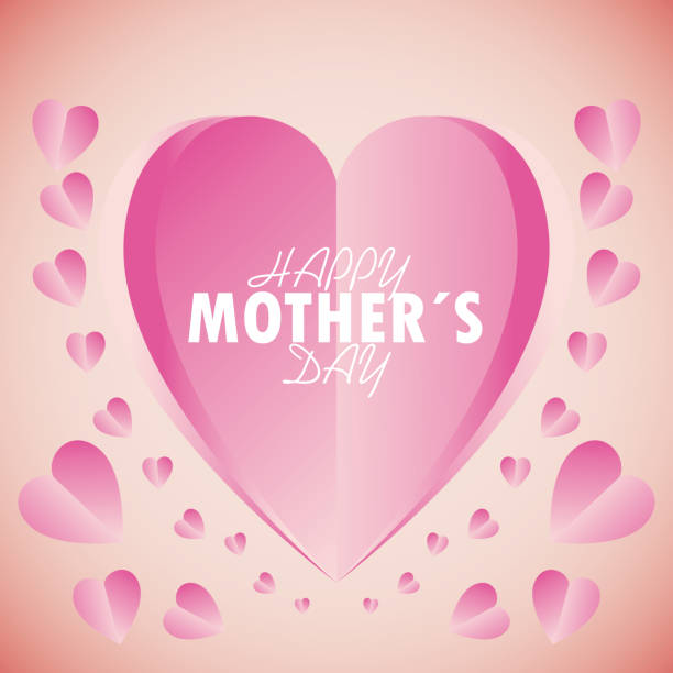 Happy Mothers Day Card Stock Illustration - Download Image Now