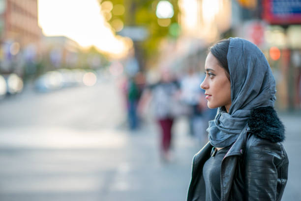 istock Islamic woman outside 1222116995