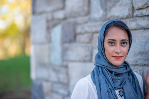 istock Islamic woman outside 1222117040