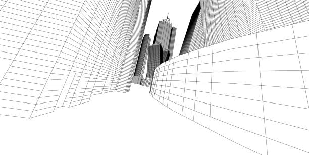istock Modern architecture has a strange shape. With the shape of an independent building And also becoming a unique landmark of the city. 1222125447