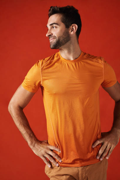istock Orange is totally his colour 1222129175