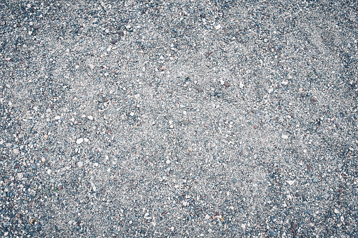 Surface grunge rough of ground asphalt, Tarmac grey grainy road, Texture Background, Top view.