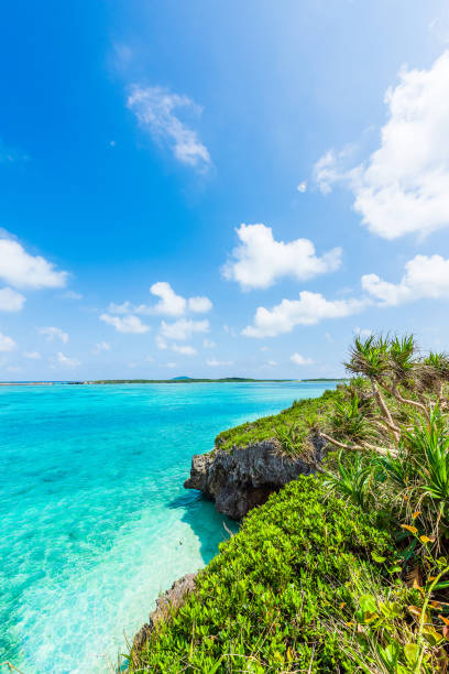istock Beautiful beach in Okinawa. 1222132240