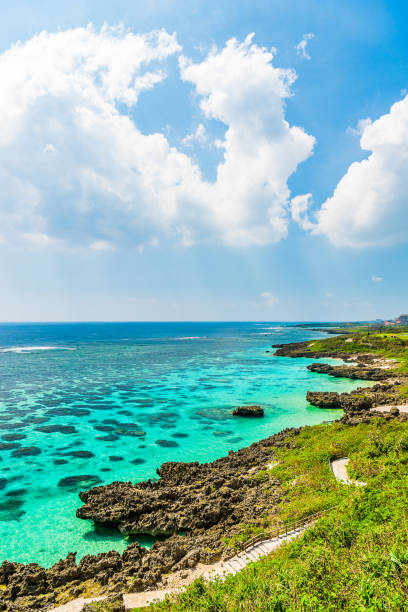 istock Beautiful beach in Okinawa 1222132250