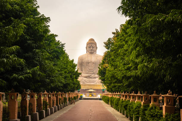 istock Giant Buddha statue the pride of Buddhism 1222141143
