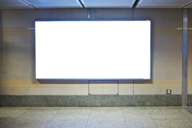 istock advertising poster,big horizontal poster on metro station 1222144435