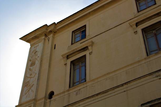 istock angular bas-relief of a historic period building 1222150328
