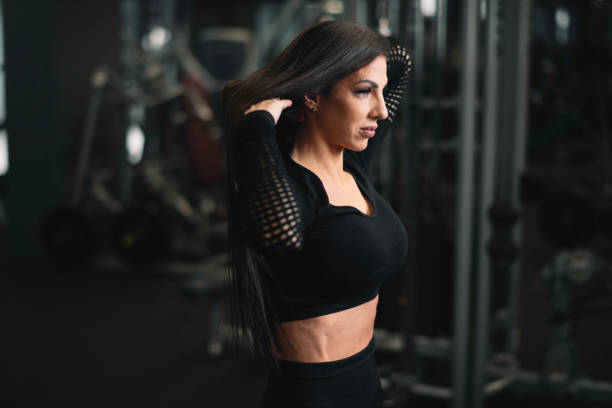 istock Fitness woman on training. 1222152204