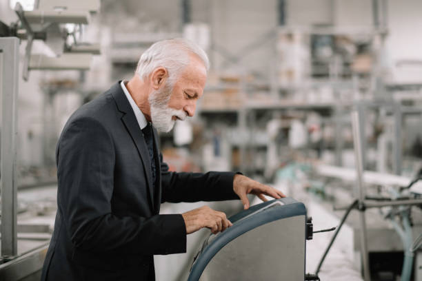 istock Factory manager in inspection of manufacturing. 1222157332