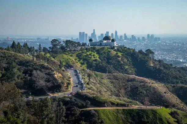 Photo of Griffith Observatory from Mount Hollywood Trail