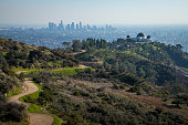 Griffith Observatory from Mount Hollywood Trail