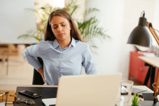 istock Beautiful businesswoman working in office 1222163732