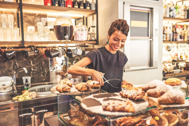 istock She's always in a good mood in the cafe 1222164422