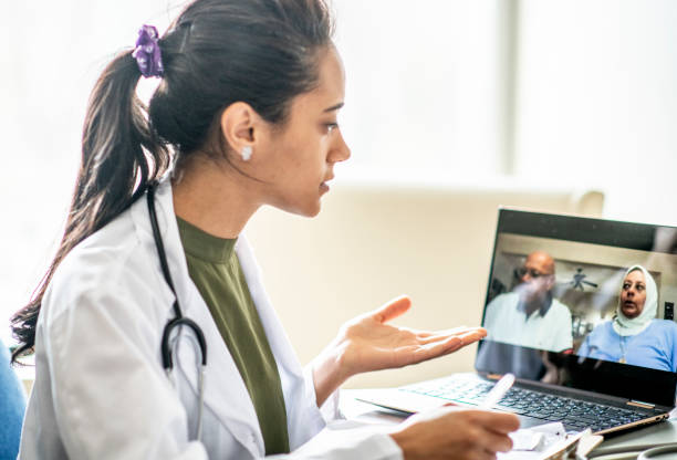 istock Remote medical appointment 1222169522