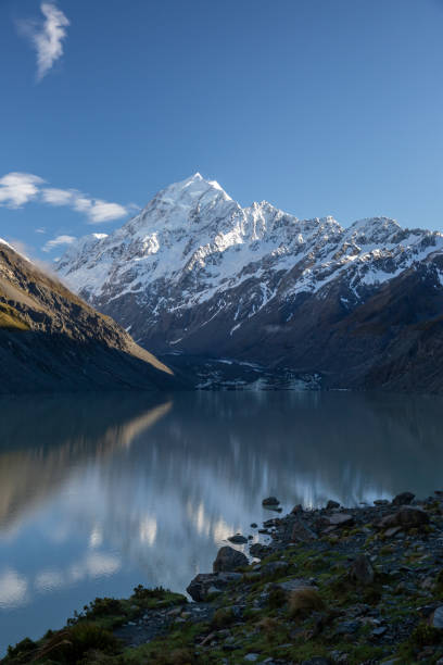 Incredible reflections on Hooker Lake in the early morning light