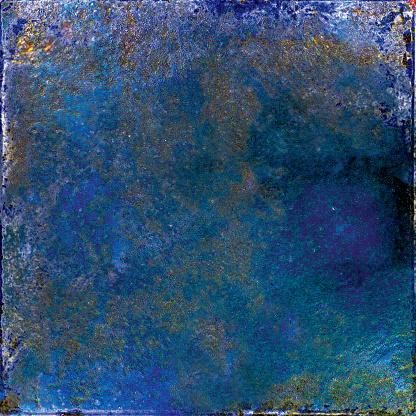 blue old dirty wall or grunge background, Aged street wall texture