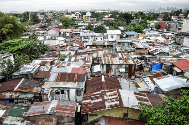 istock aerial view of Manila slum 1222176661