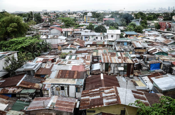 istock aerial view of Manila slum 1222176738