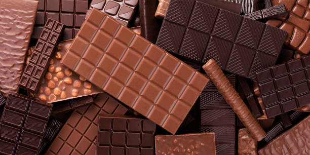 istock Large selection chocolate backgrounds. organic food as a dessert 1222177368