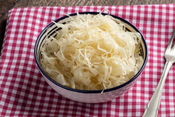 istock A bowl of fermented cabbage 1222178411