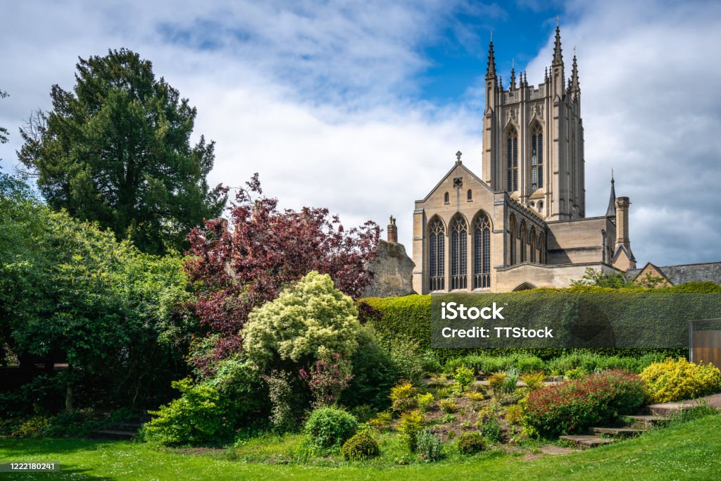 St Mary's Church in Bury St Edmunds Millennium Tower which was completed in 2005 of the historic St. Edmundsbury Cathedral in Bury St. Edmunds Bury St Edmunds Stock Photo