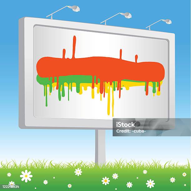 Advertising Billboard Stock Illustration - Download Image Now - Abstract, Advertisement, Agricultural Field