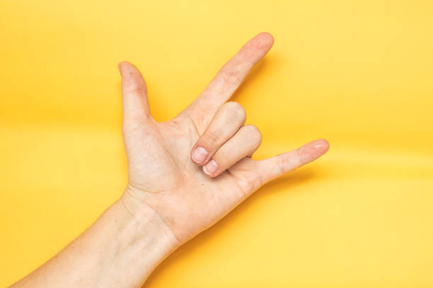 istock HAND SHOWING I LOVE YOU SIGN 1222186261