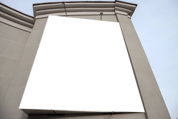 istock huge blank banner billboard with space for template on light grey building wall 1222189137