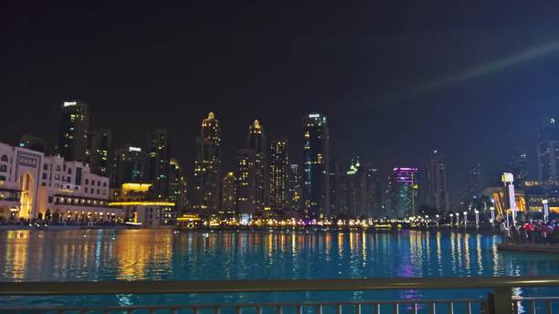istock Night beauty of Dubai city 1222190820