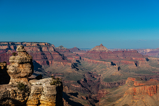 Grand Canyon from Mather Point (South Rim), clear afternoon after rain, Arizona, USA.Nikon D3x