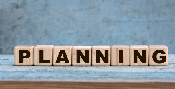istock PLANNING word on cubes on an old gray background with cactus 1222199018