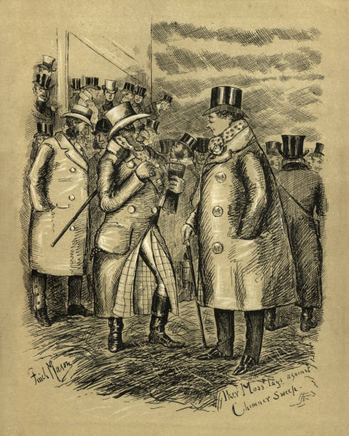 istock Two men betting on a horse race, Victorian, 19th Century 1222202903