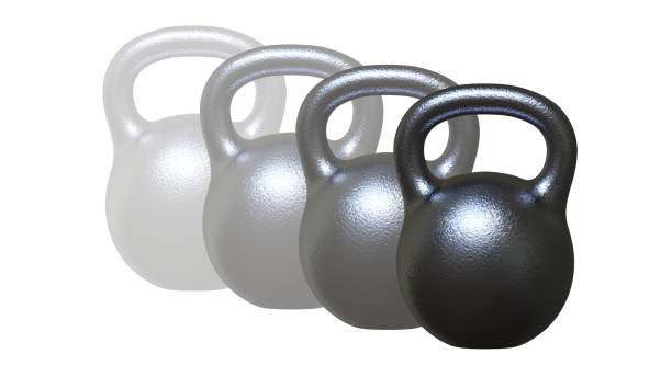 istock Weight in white background. 3D Illustration. 1222204613