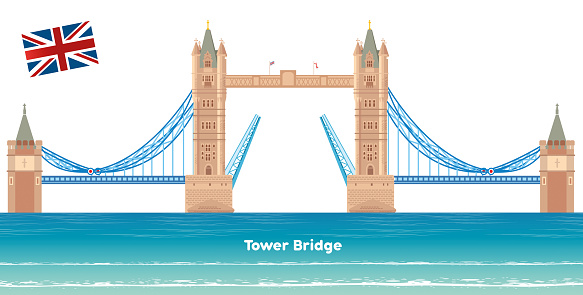 Vector Tower Bridge in london