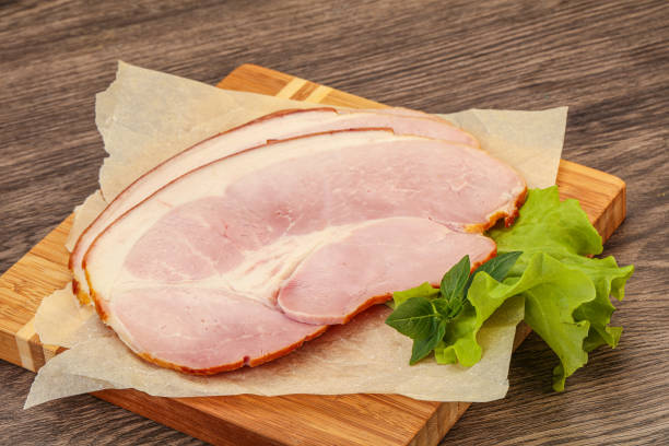 istock Sliced pork belly over board 1222212519