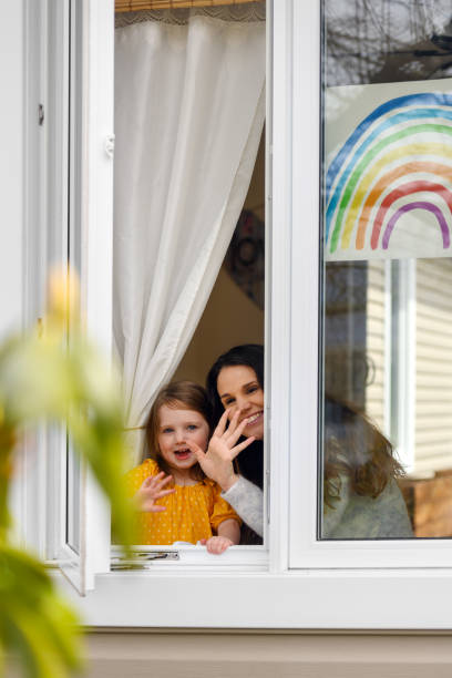 istock Quarantined family 1222212903