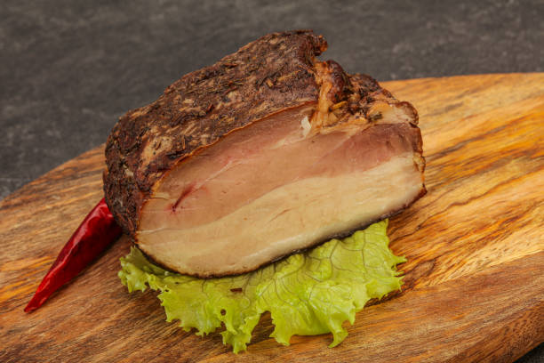 istock Homemade Smoked pork peat with spices 1222220016